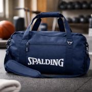Imagen de Bolso De Entrenamiento Spalding Logo 2.0 30 Litros Negro Liso