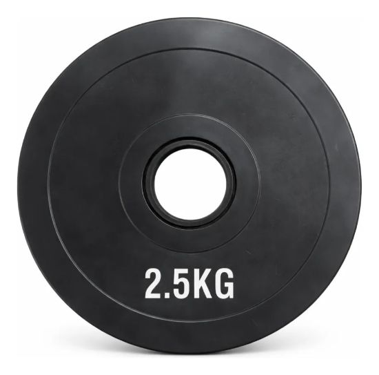 Imagen de Bumper Plate 2.5 Kg Disco Olímpico Musculación Gym Negro