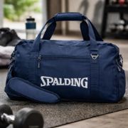 Imagen de Bolso De Entrenamiento Spalding Logo 2.0 30 Litros Negro Liso