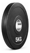 Imagen de Bumper Plate 5 Kg Disco Olímpico Musculación Gym Negro