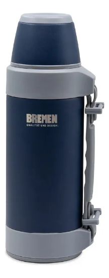 Imagen de Termo Pico Cebador Bremen 1,2 L Ac.inox. Gris Azul