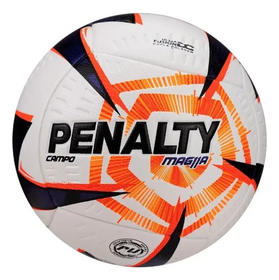 Imagen de Pelota De Futbol Penalty Numero 5 Magia Campeonato Uruguayo Blanco