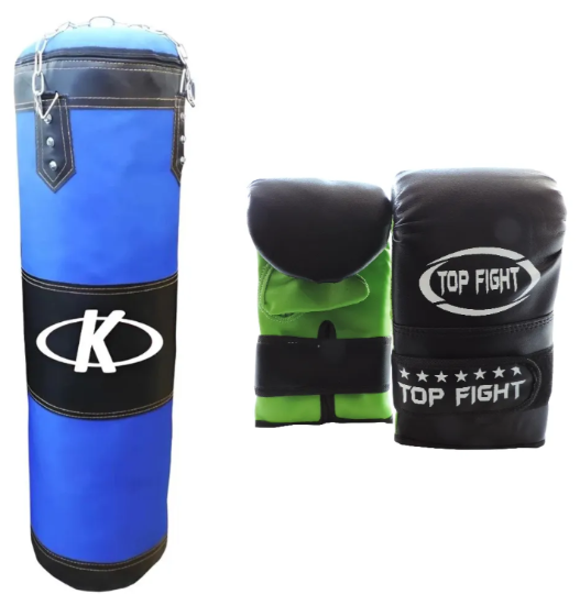 Imagen de Bolsa Boxeo Con Relleno + Cadena