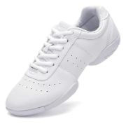 Imagen de Zapatos Calzado Flexible De Baile Hip Hop Danza Blanco 33