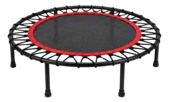 Imagen de Mini Trampolin Profesional Gimnasia Ejercicio 120 Kg 120 Cm Negro