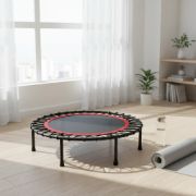 Imagen de Mini Trampolin Profesional Gimnasia Ejercicio 120 Kg 120 Cm Negro