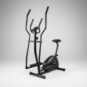 Imagen de Bicicleta Elíptica Con Asiento Fitness Cardio Entrenamiento Negro