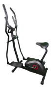 Imagen de Bicicleta Elíptica Con Asiento Fitness Cardio Entrenamiento Negro