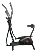 Imagen de Bicicleta Elíptica Con Asiento Fitness Cardio Entrenamiento Negro