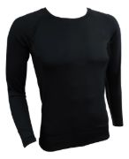 Imagen de Remera Termica Manga Larga Niños Deportes  Negro 16