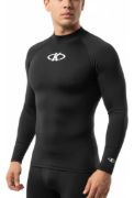 Imagen de Remera Termica Camiseta Con Cuello Negro M