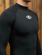 Imagen de Remera Termica Camiseta Con Cuello Negro M