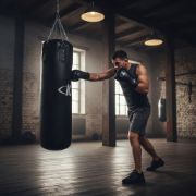 Imagen de Kit Boxeo Bolsa + Accesorios Entrenamiento Artes Marciales Negro