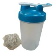 Imagen de Vaso Shaker Mezclador Gym Entrenamiento 500 Ml Celeste