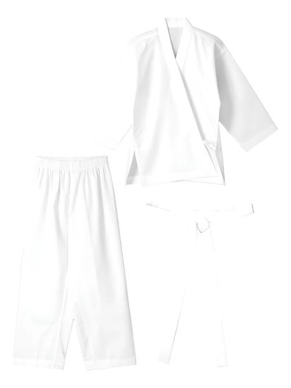 Imagen de Traje Karate Kimono Niño/adulto + Cinto  Artes Marciales Blanco 110