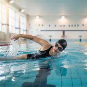 Imagen de Malla Natacion Piscina Lycra Forrada Anti Cloro + Accesorios