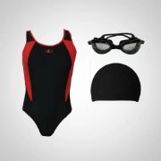 Imagen de Malla Natacion Piscina Lycra Forrada Anti Cloro + Accesorios