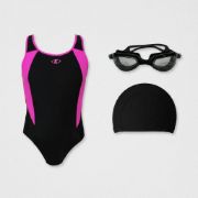Imagen de Malla Natacion Piscina Lycra Forrada Anti Cloro + Accesorios
