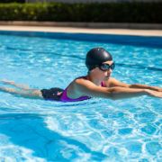 Imagen de Malla Natacion Piscina Lycra Forrada Anti Cloro + Accesorios