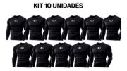 Imagen de Camiseta Térmica Larga Lycra Knex Sport X 10 Unidades Negro Xxl