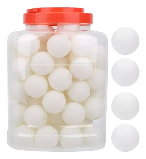 Imagen de Pelotas De Ping Pong 60 Unidades Set Completo Blanco