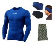 Imagen de Camiseta Térmica Larga Knex Sport Adulto Hombre + Accesorios