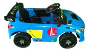 Imagen de Auto Infantil 6v 1 Motor Rc C/balanceo 3 Vel Celeste Liso