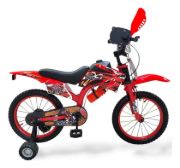 Imagen de Bicicleta Green Motobici 16  Para Niños Con Pie De Apoyo