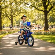 Imagen de Bicicleta Green Motobici 16  Para Niños Con Pie De Apoyo