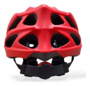 Imagen de Casco De Bicicleta Para Adulto C/regulador Alta Comodidad Rojo M