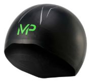 Imagen de Gorra Natación Silicona Mp Profesional Con Estuche Negro Lisa S