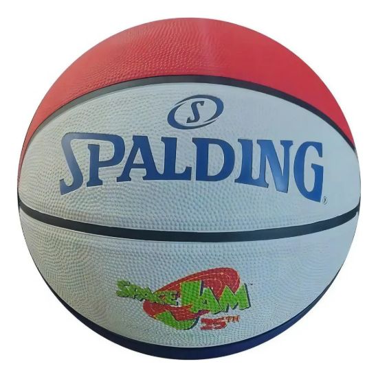 Imagen de Pelota De Básquet Spalding Nba Graffiti Nº 7 Color Space Jam White Para Básquet De Exterior