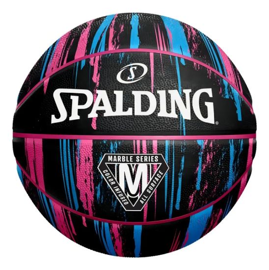 Imagen de Pelota De Basketball Spalding Marble De Goma Multicolor