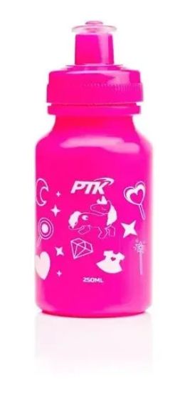 Imagen de Biberón Infantil Caramanhola Ptk Bike Squeeze De 250 Ml Rosa Chicle