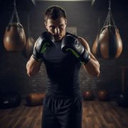 Imagen de Kit Boxeo Completo 14kg Bolsa Guantes Vendas Bucal Color Amarillo
