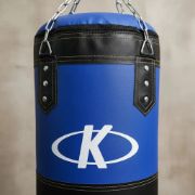 Imagen de Kit Boxeo Completo 14kg Bolsa Guantes Vendas Bucal Color Azul