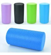 Imagen de Rolo Sensitvo Macizo 45 Cm De Goma Eva Yoga Pilates Azul Acero