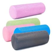 Imagen de Rolo Sensitvo Macizo 45 Cm De Goma Eva Yoga Pilates Gris