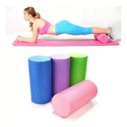 Imagen de Rolo Sensitvo Macizo 60 Cm De Goma Eva Yoga Pilates Lila