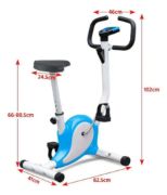 Imagen de Bicicleta Fija Estática Fitness Ergométrica Altura Regulable