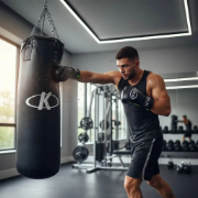 Imagen de Bolsa Boxeo Con Relleno Y Cadena