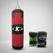 Imagen de Bolsa Boxeo Con Relleno Y Cadena