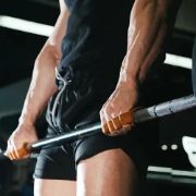 Imagen de Almohadilla De Agarre Guante Gimnasio Levantamiento De Pesas Almohadilla De Agarre Tipo Guante Con Costuras Y Cierre Con Correas Elásticas