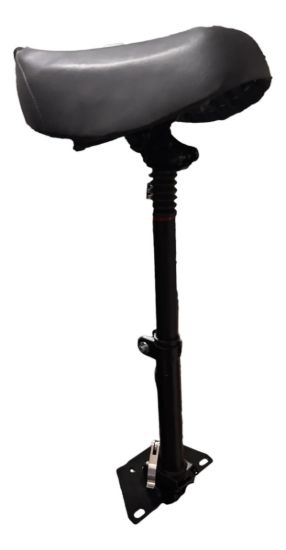 Imagen de Asiento Con Base Para Monopatin Electrico Altura Ajustable Negro Sillin