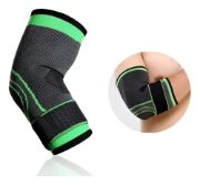 Imagen de Codera Elastica De Compresion Con Ajuste Deportiva Negro Unico