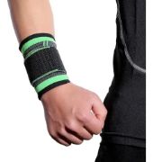 Imagen de Muñequera Ortopedica Gym Fitness Unisex Ajustable Deporte Negro