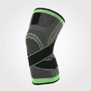 Imagen de Rodillera Ajustable Deportiva Elástica Compresora Con Strap Negro L