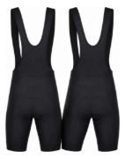 Imagen de Pack X2 Calza Ciclismo Con Tiradores Gel Acolchada Hombre Negro Lisa S