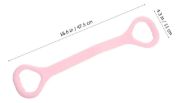 Imagen de Banda Elastica Con Asa Para Ejercicios De Yoga Estiramientos Rosa
