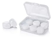 Imagen de Tapones De Natación Silicona Moldeable 6 Unidades Trasparente
